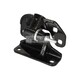 FRONT DOOR HINGE BLACK, LOWER LEFT